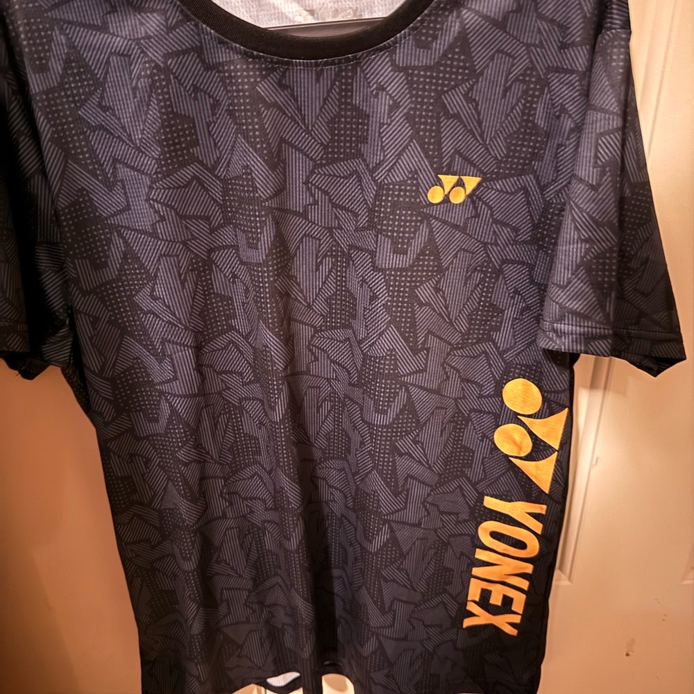 Onex Black and Orange Patterned Shirt